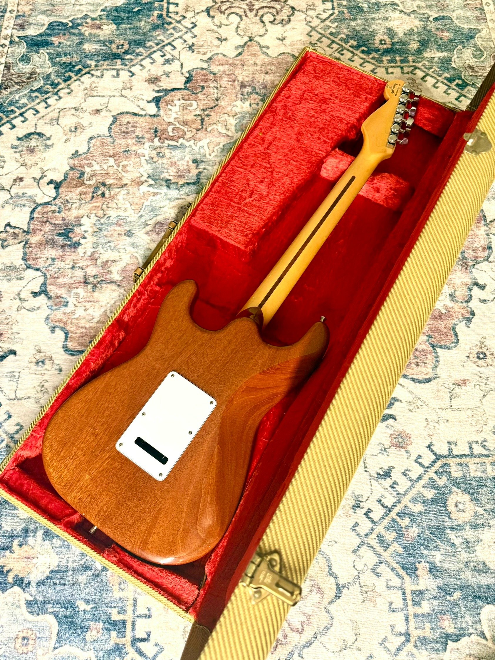 1992 Fender Stratocaster "TIGER FLAME MAPLE" Special Edition Set-Neck + OHSC (CUSTOM SHOP) product image (5)