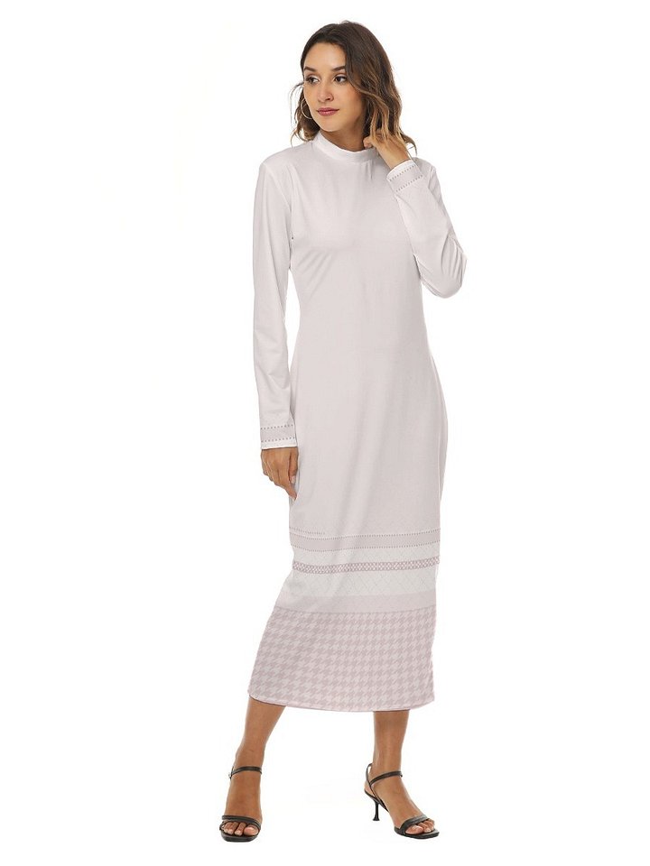 Soft Blush Minimalist Maxi Dress product image (2)