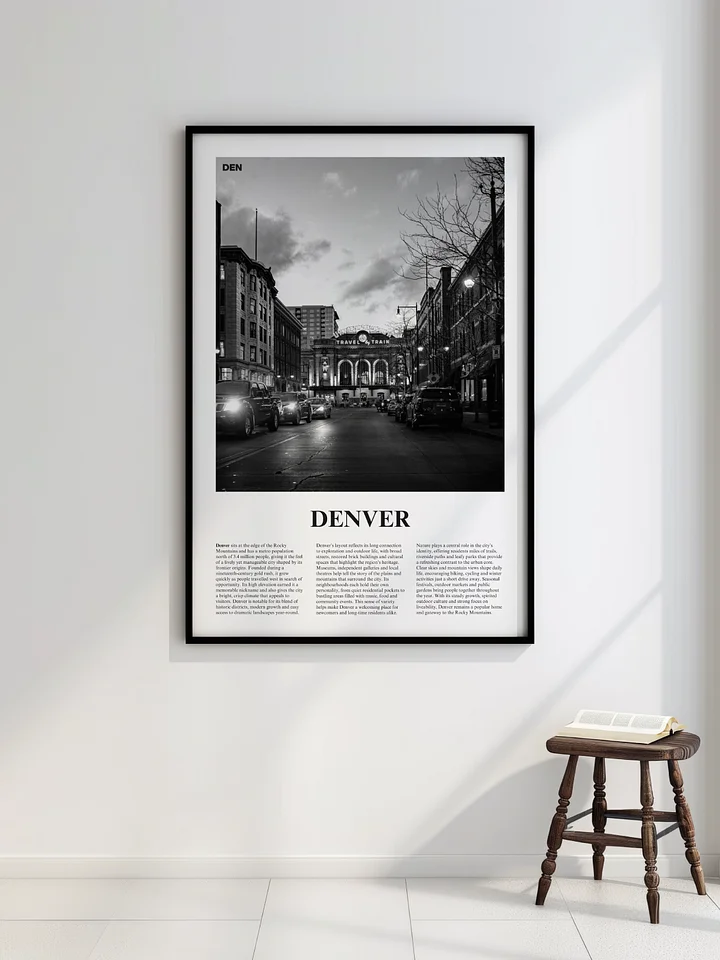 Denver 01 Newspaper Poster product image (2)