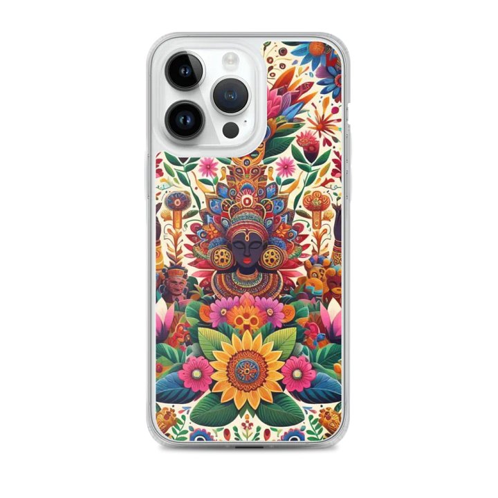 Floral Majesty Clear iPhone® Case product image (2)