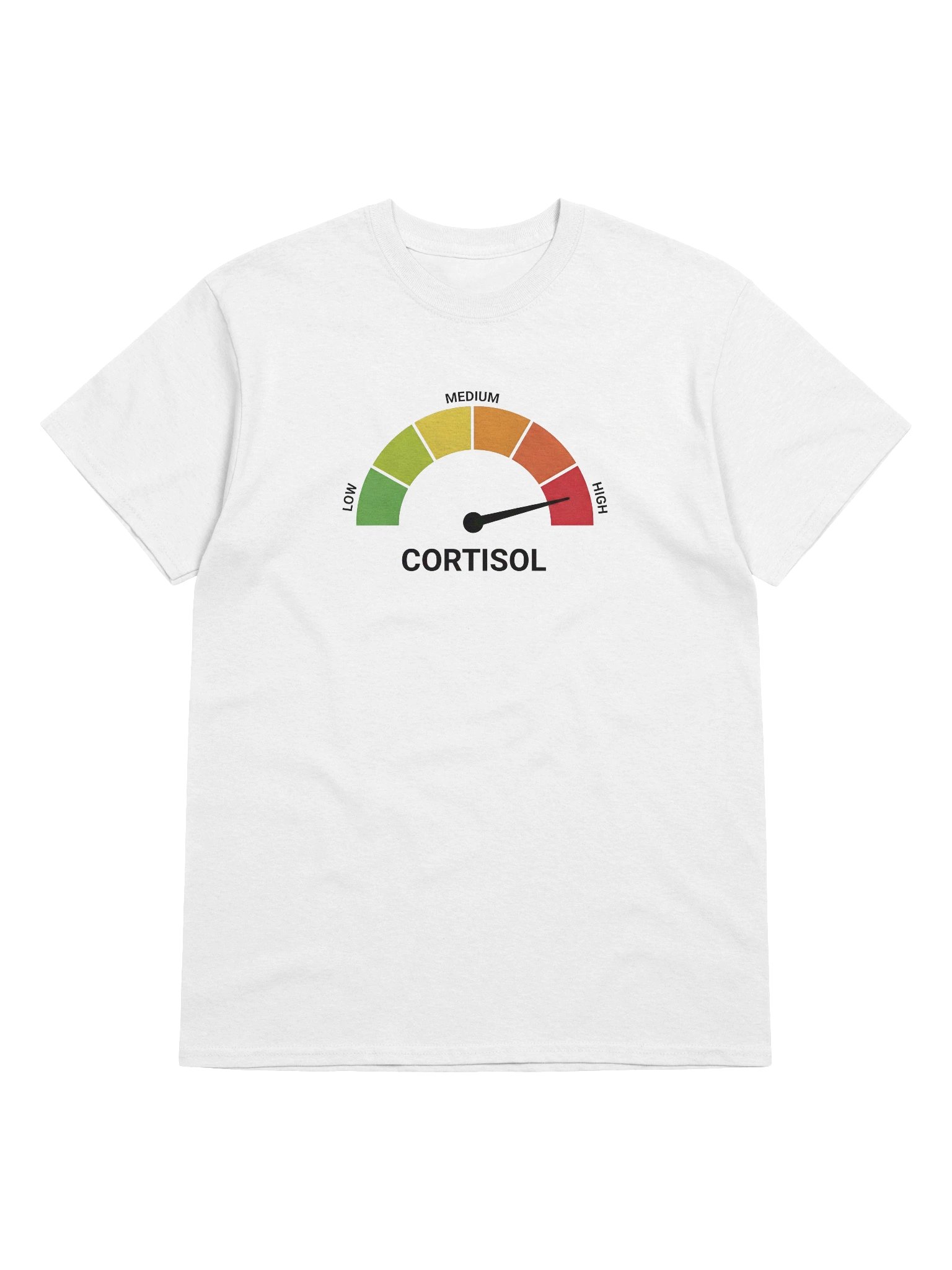 High Cortisol T-Shirt White product image (5)