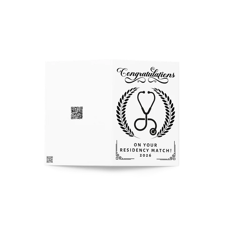 Match Day Card Congratulations Gift for Future Doctor Residency Match Present product image (2)