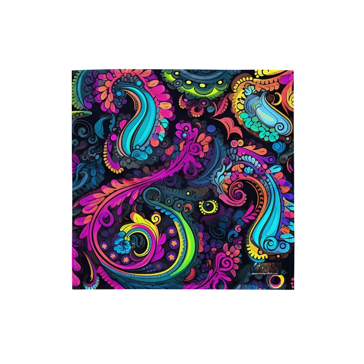 MötoGraffitti MötoGirl Neon Paisley Bandana product image (1)