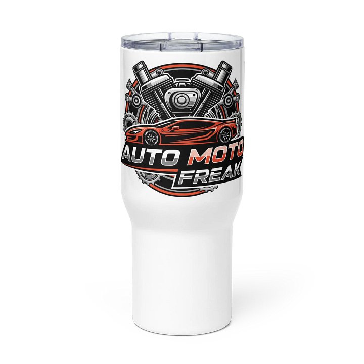 AUTO MOTO FREAK TRAVEL MUG WITH HANDLE product image (2)