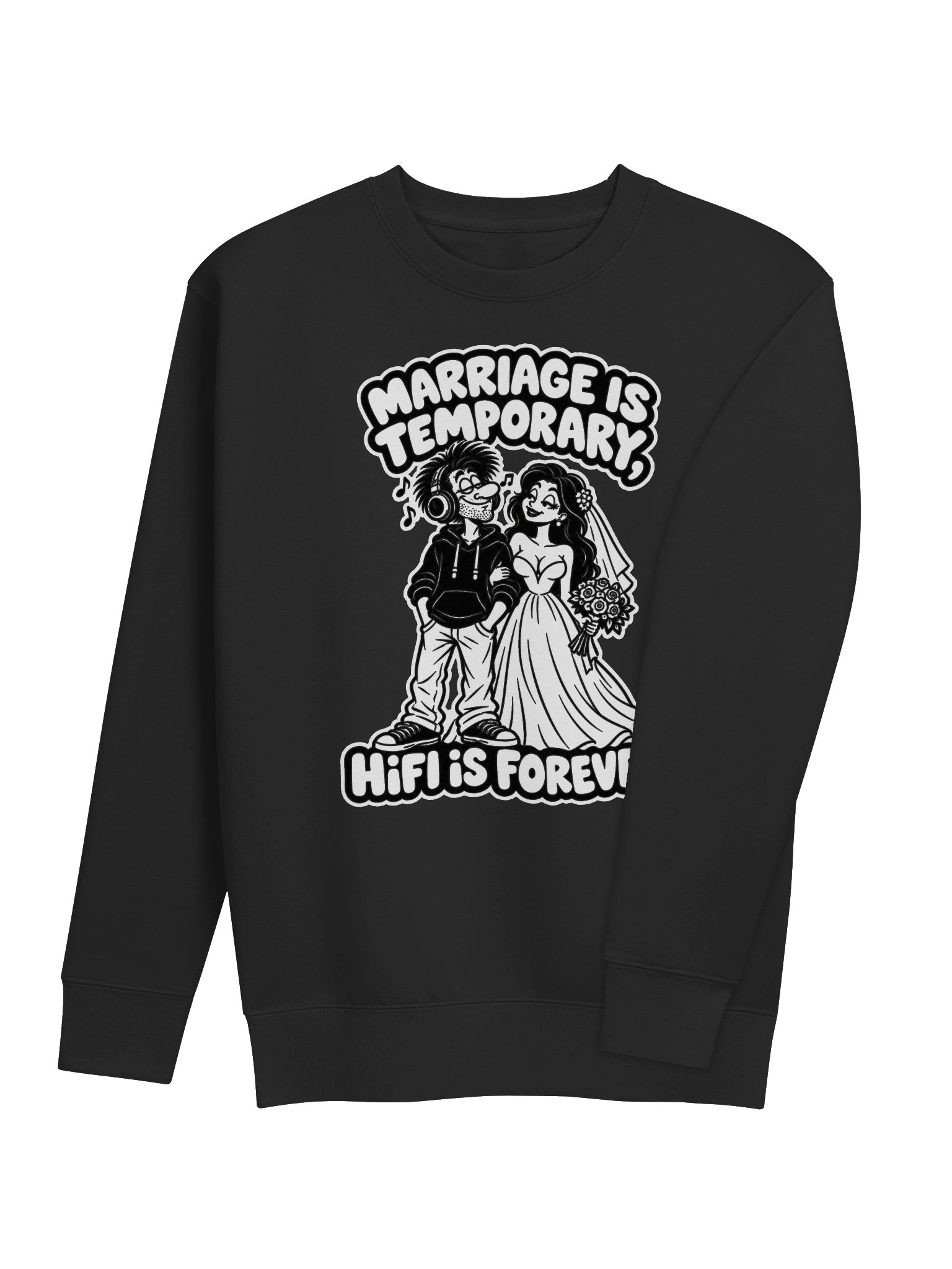 Marriage is Temporary, Hifi is Forever - Long Sleeve T-shirt product image (4)