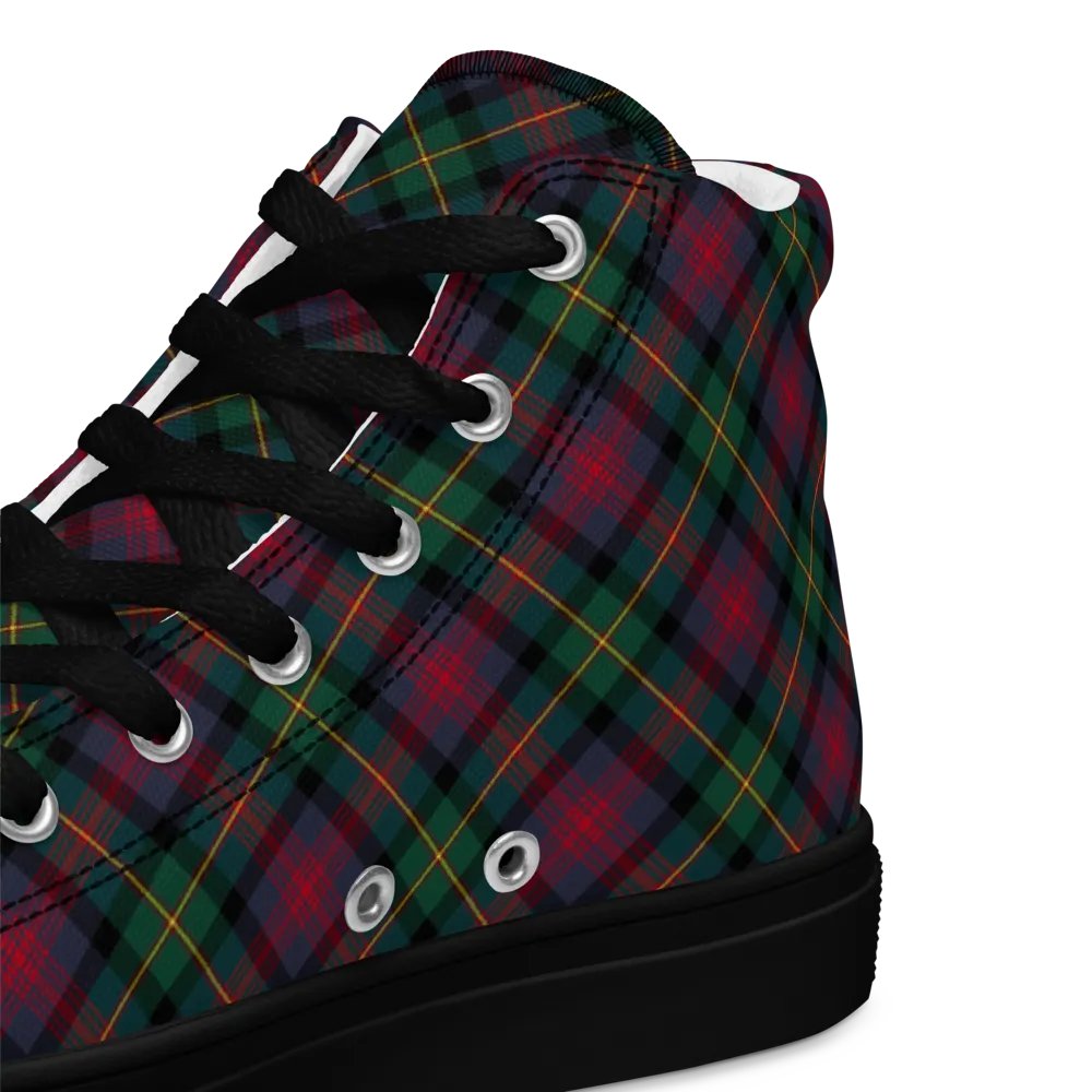 Logan Tartan Men's High Top Shoes product image (12)