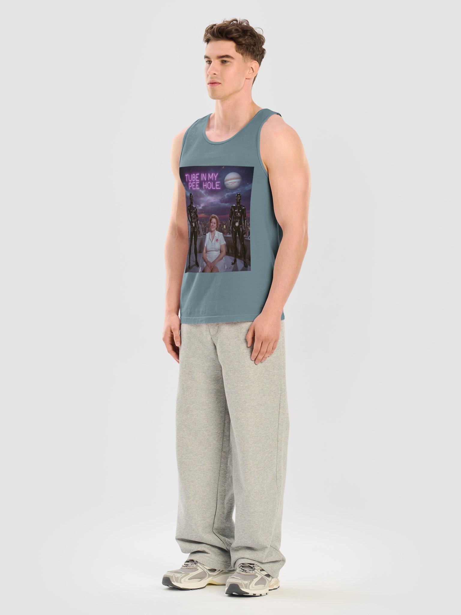 TUBE IN MY PEE HOLE | Comfort Colors Unisex Garment-Dyed Tank Top product image (106)