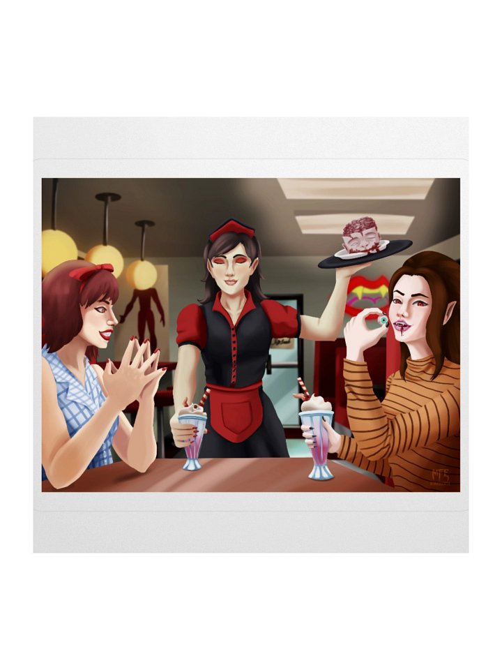 Fresh Flesh Cafe Sticker product image (2)