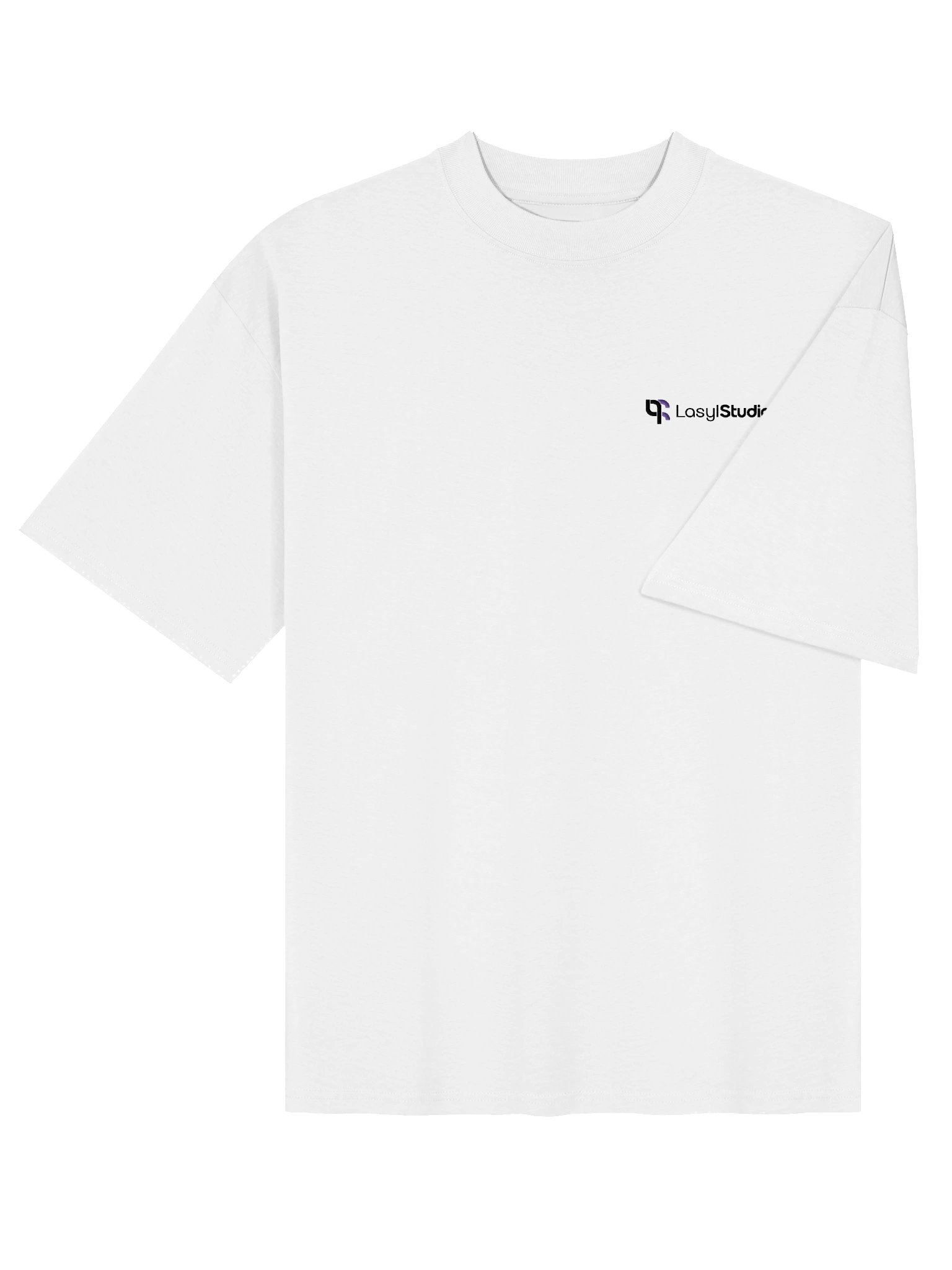 T-shirt LasylStudio coupe ample - blanc product image (4)