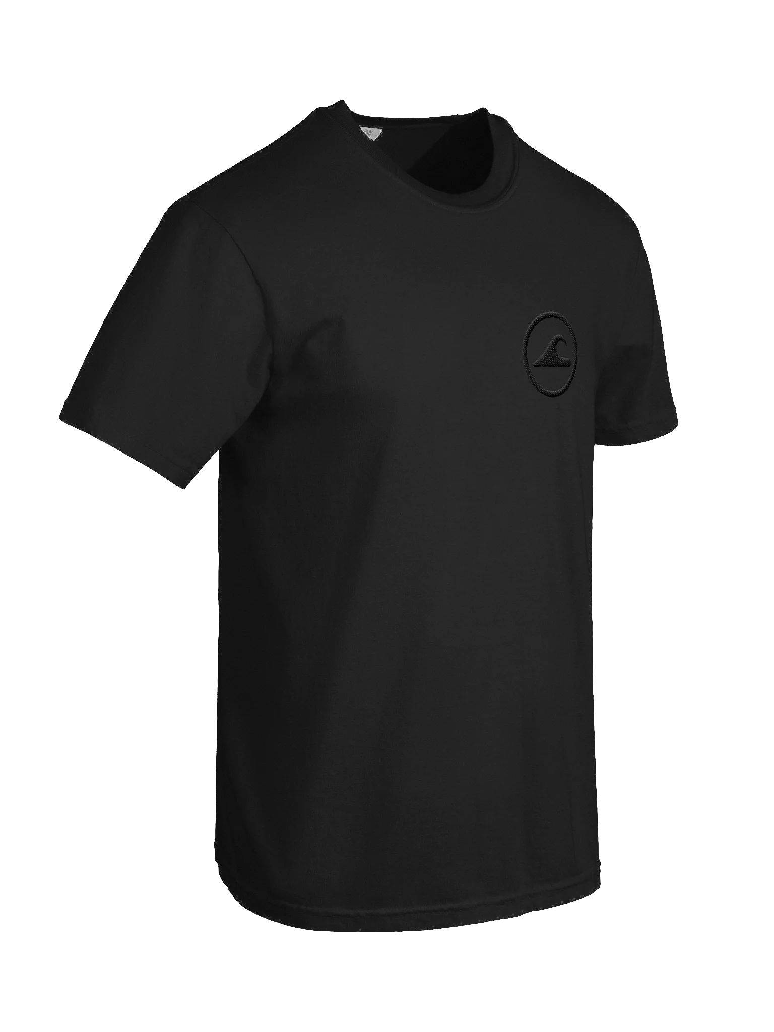 Embroidered Wave Rider Comfort Colors Garment-Dyed Heavyweight T-Shirt (Blackout) product image (8)