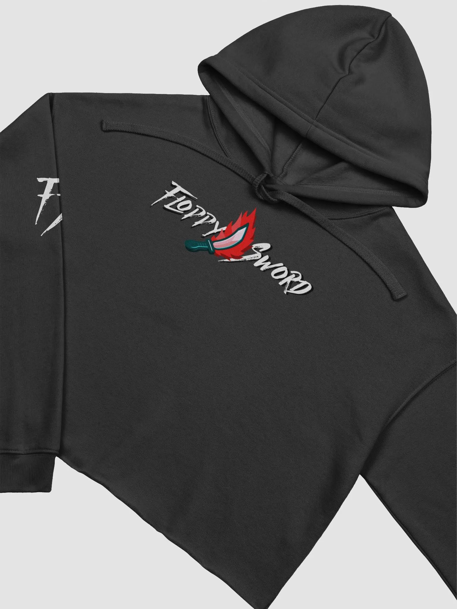FloppySword Fleece Crop Hoodie product image (3)