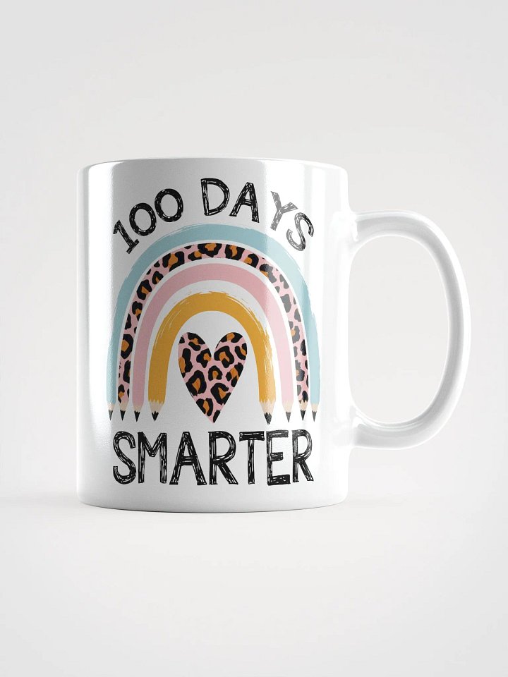 Leopard Rainbow 100 Days Smarter Mug product image (1)