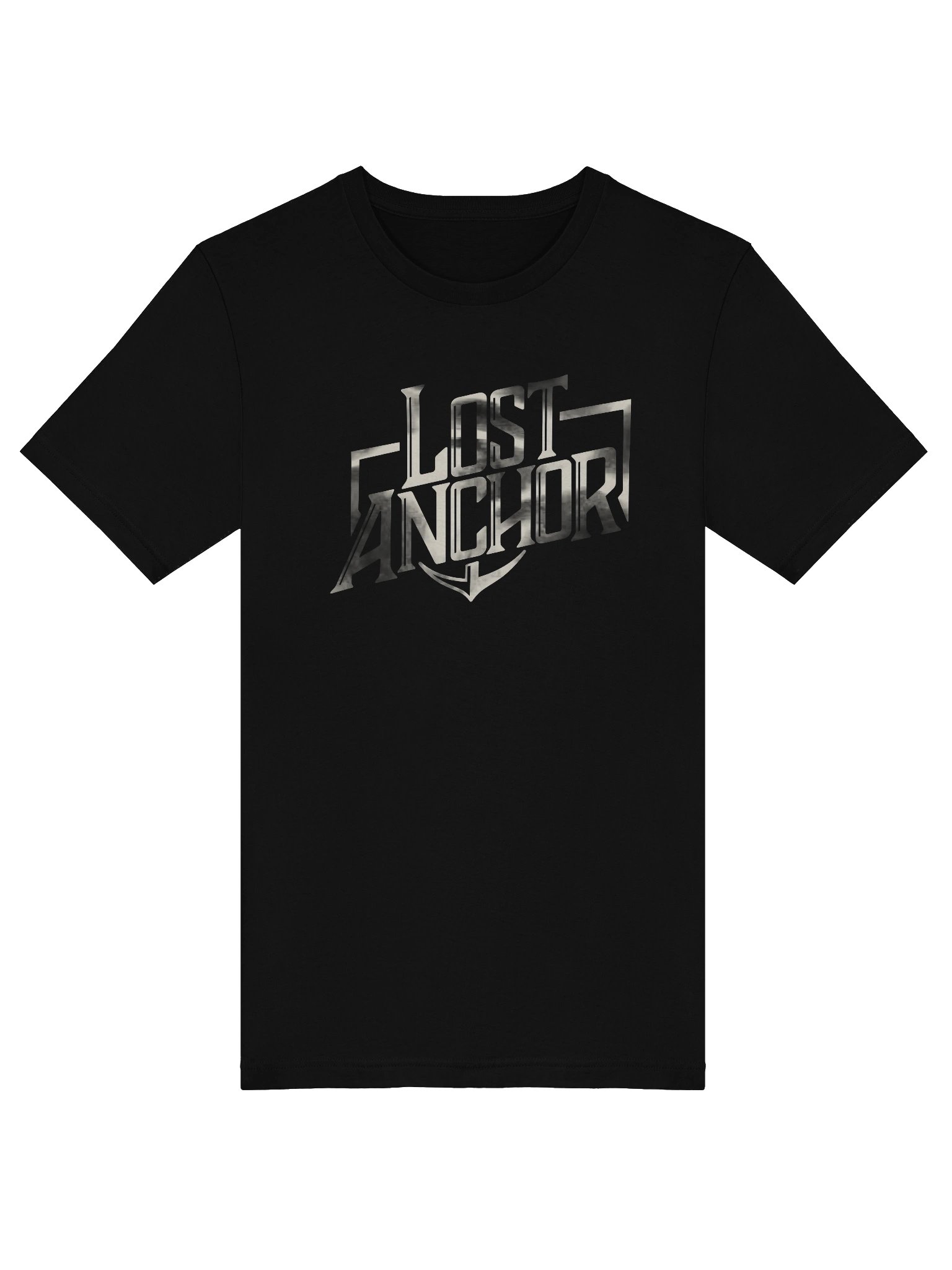 Lost Anchor Logo Tee - Black/White product image (5)