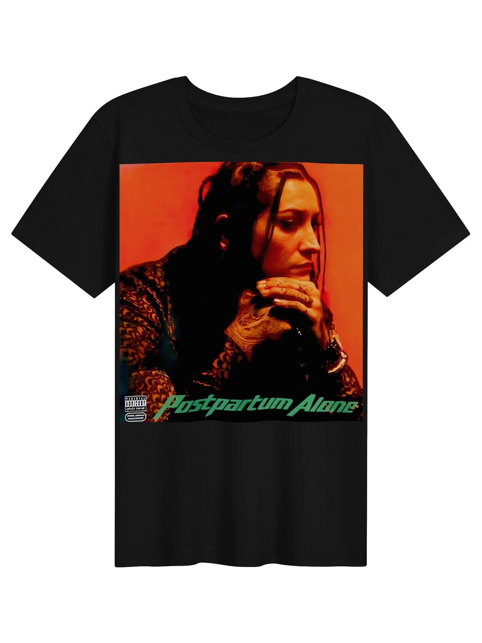 Postpartum Alone Album Cover Parody IYKYK Tee product image (1)