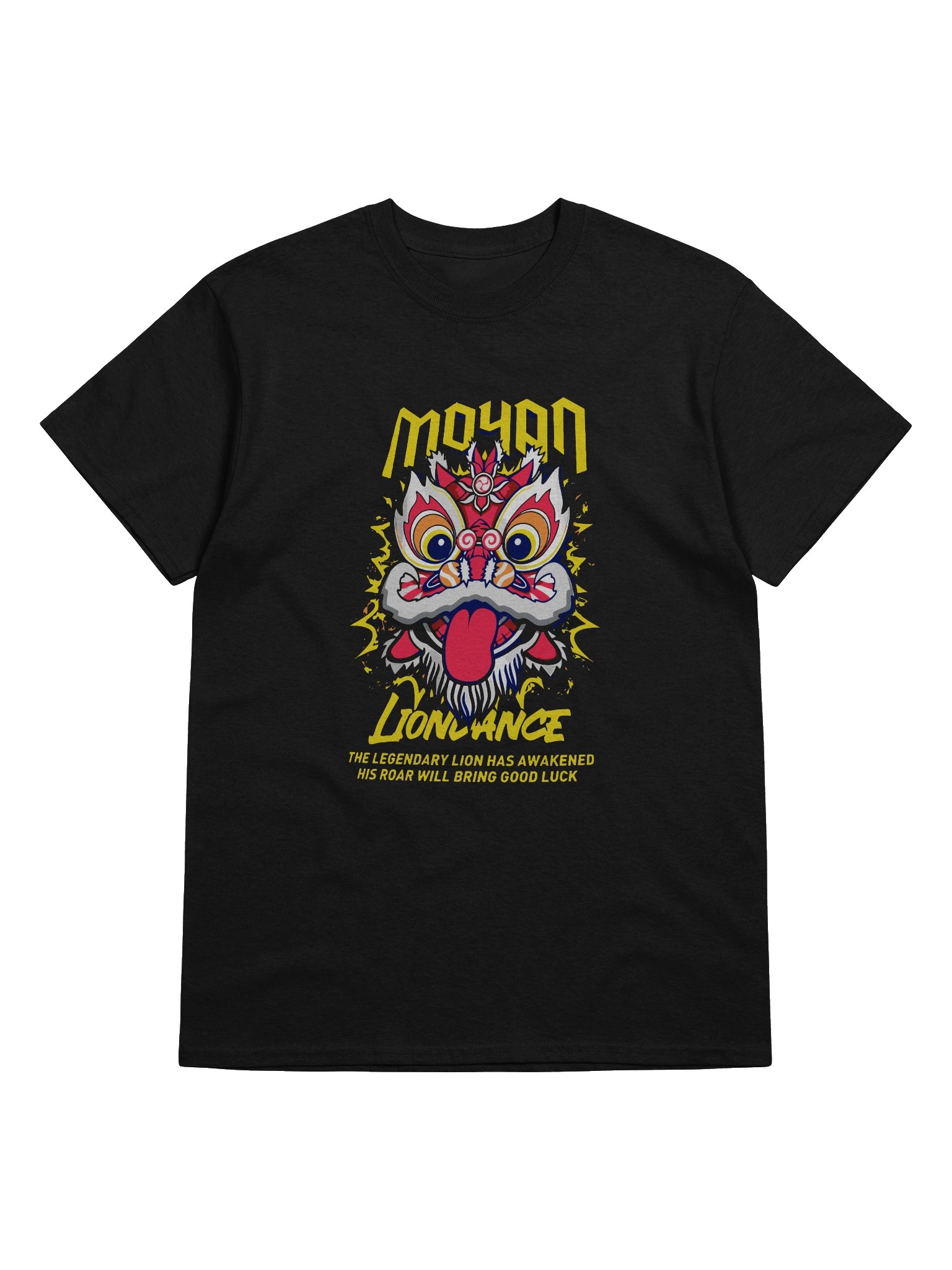 Mohan Lion Dance Festive T-Shirt - Unisex T-Shirt – Premium Printed T-Shirt for Everyday Casual & Streetwear product image (5)