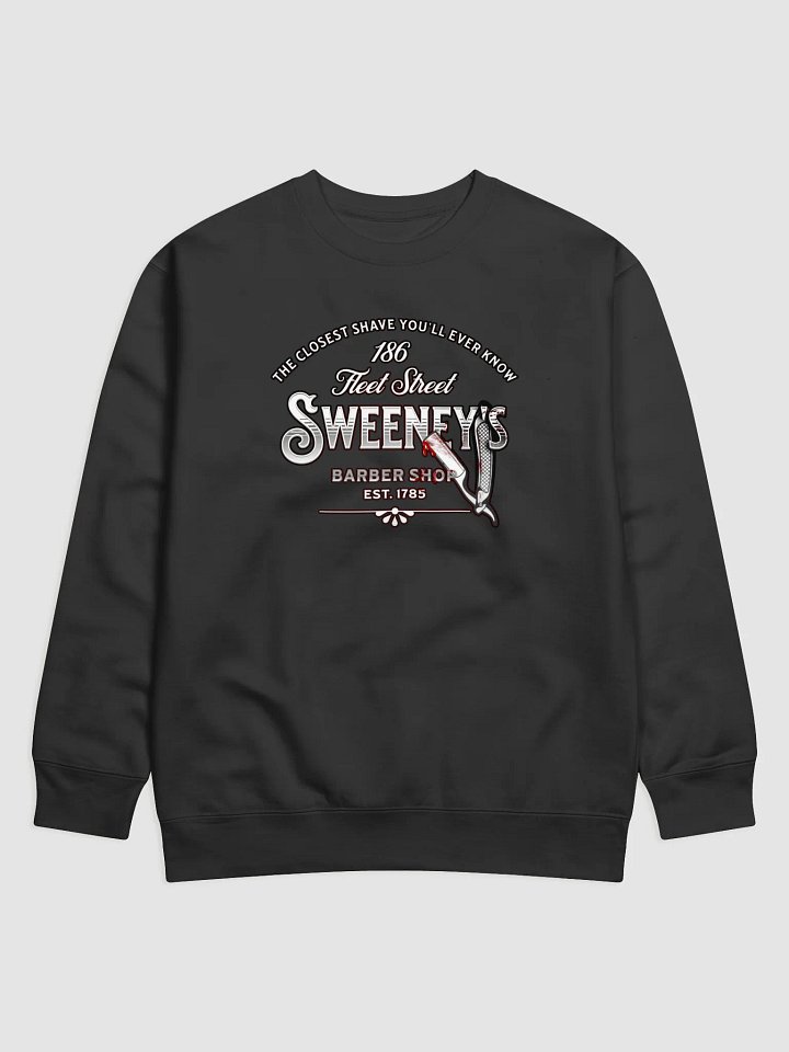 Sweeney Todd Barber Shop Sweatshirt – Premium Fleece Horror Musical Pullover product image (1)