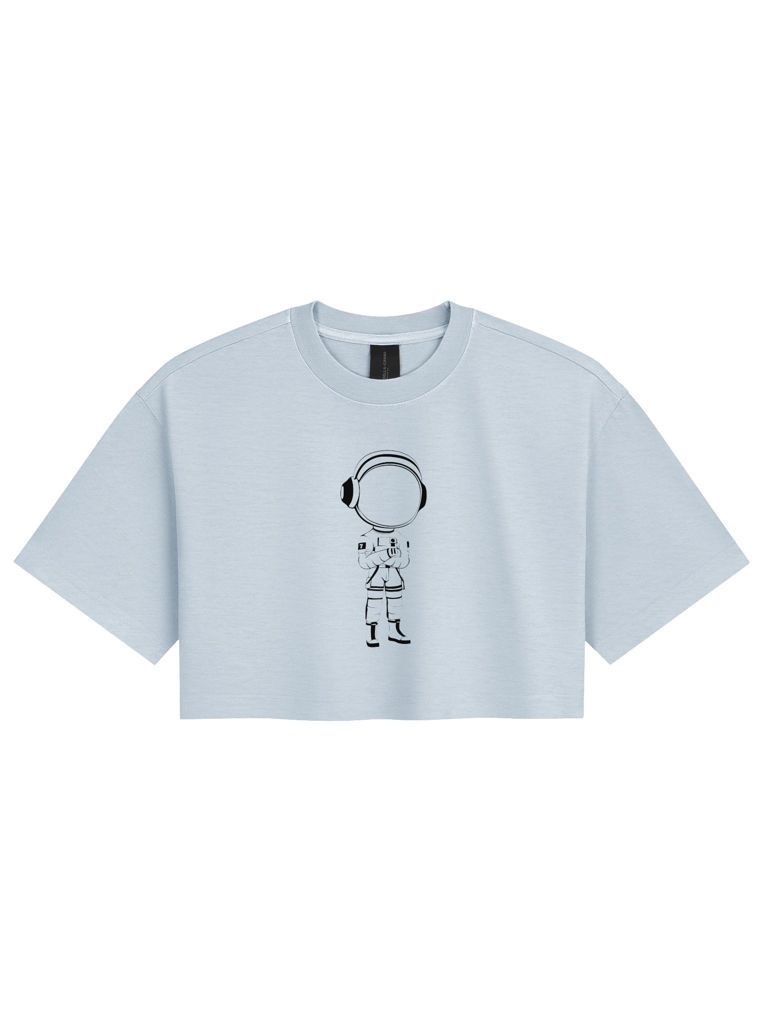 Mars City Astronaut Ladies Cropped Box Tee product image (1)