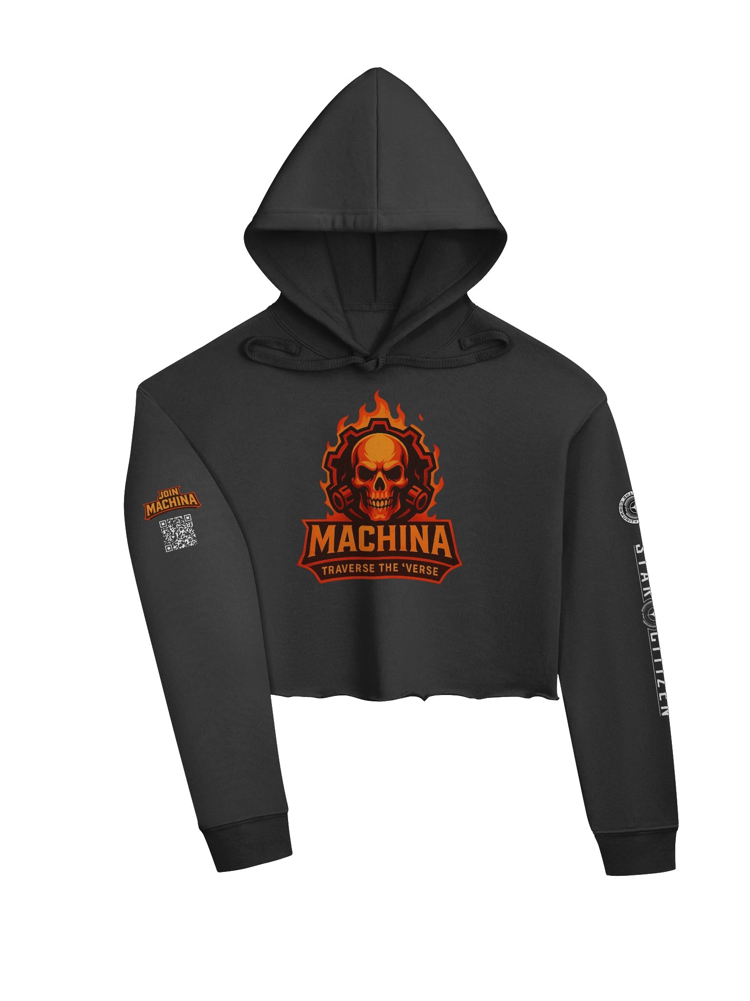 Machina Women’s Bar Citizen 2026 Crop Hoodie product image (7)