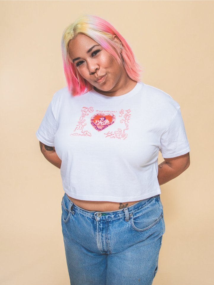 Heart Tee - White product image (3)