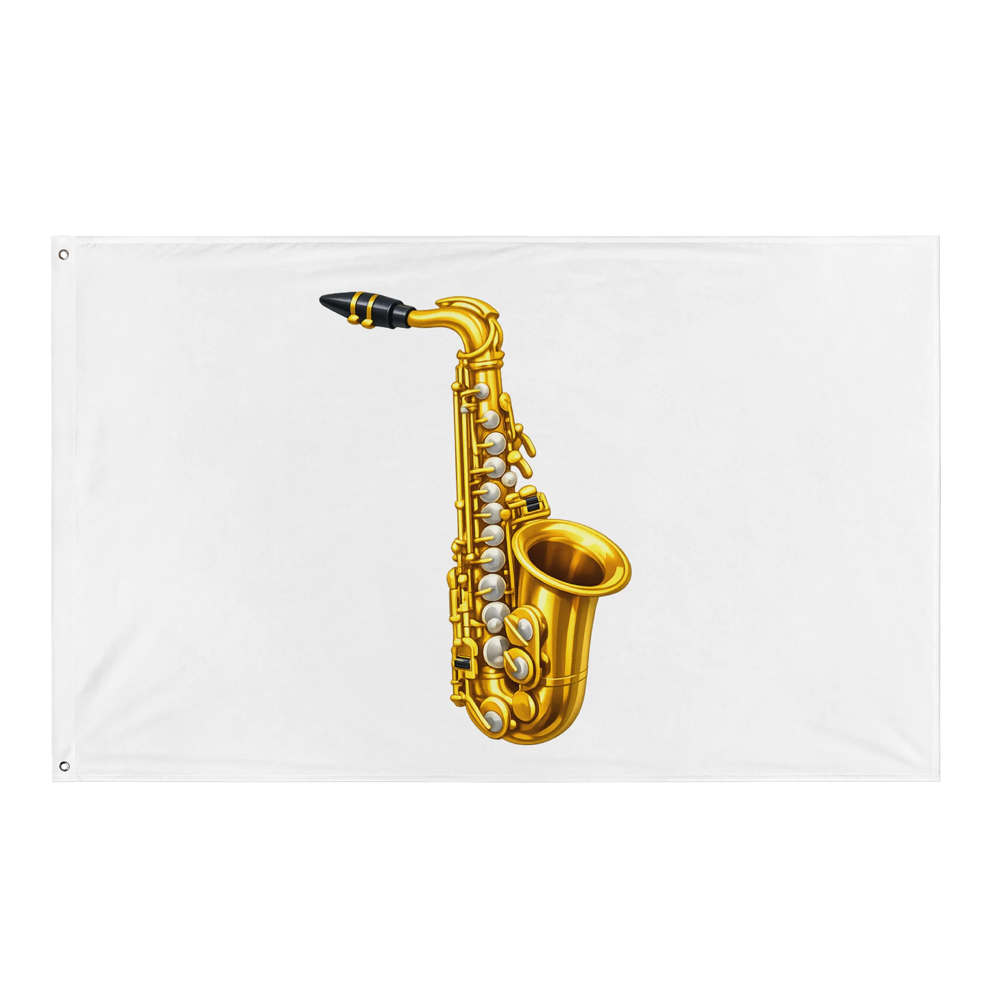 Golden Saxophone Flag product image (1)