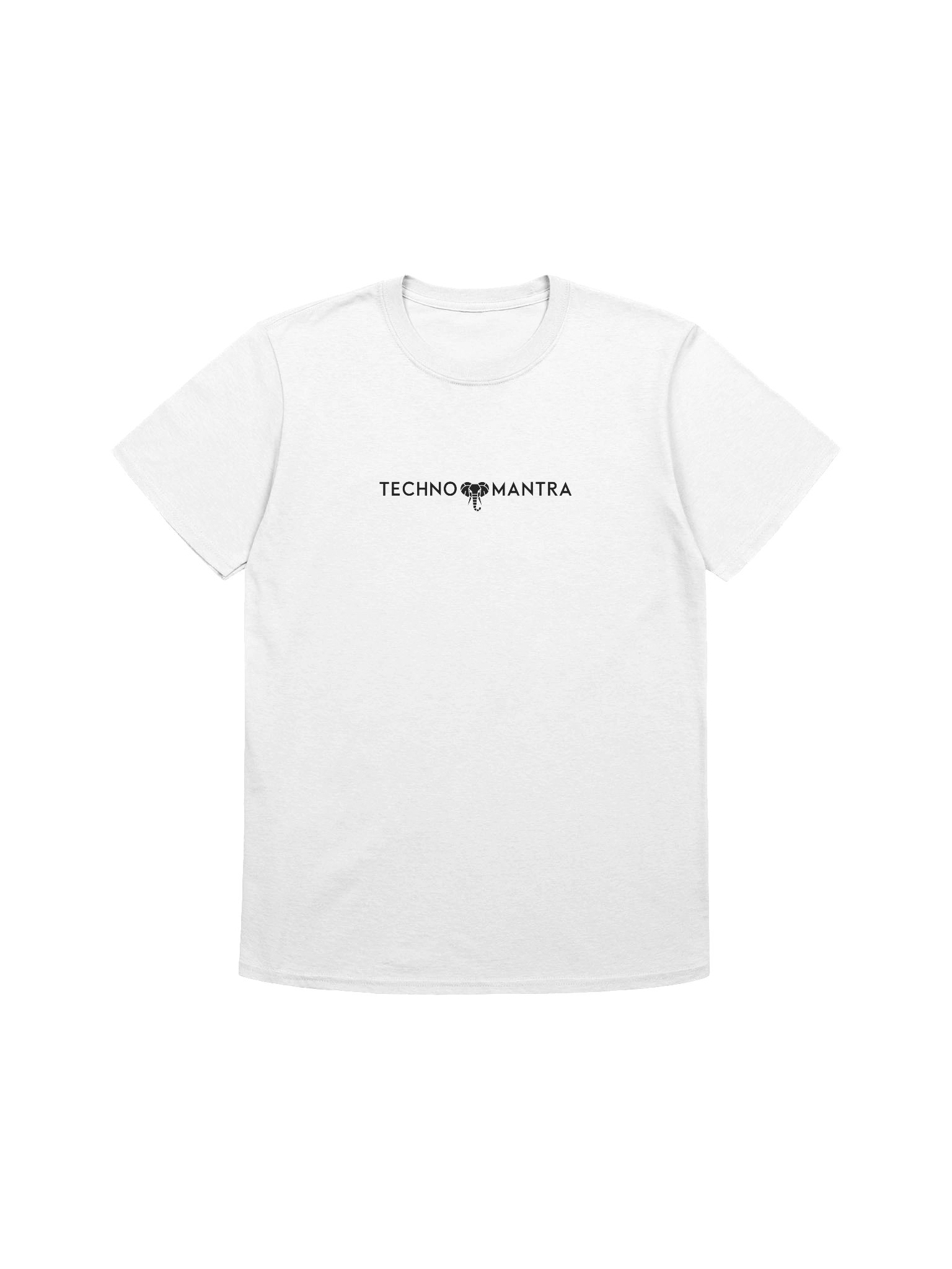 Techno Mantra Black Logo 1 Unisex T-shirt product image (1)