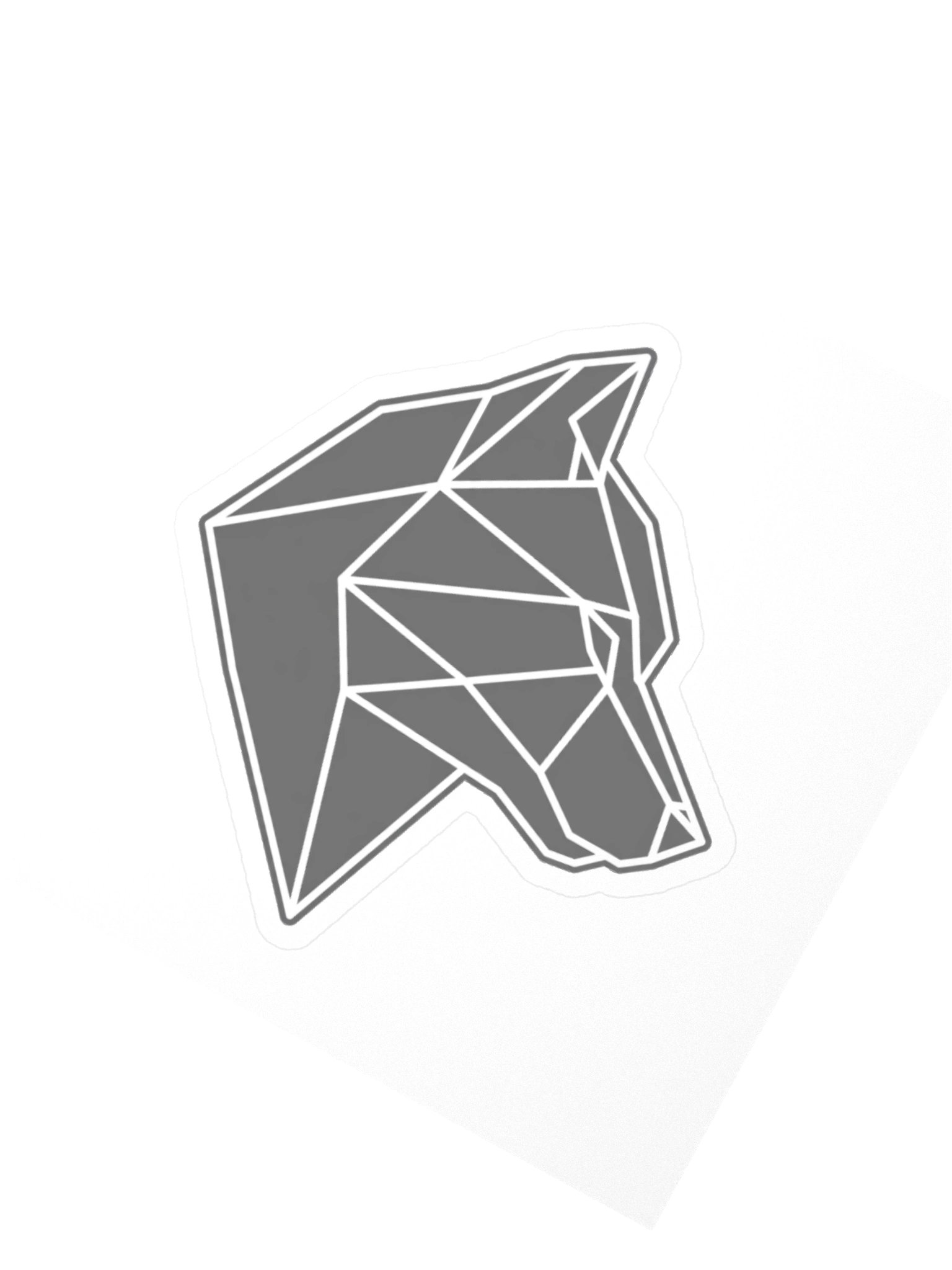 Minimal Wolf Sticker product image (5)
