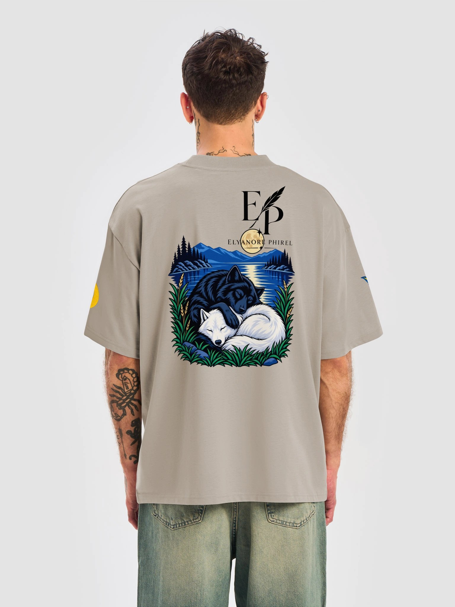 Tshirt Premium 100% coton - Elyanore Phirel manche et buste brodé product image (17)