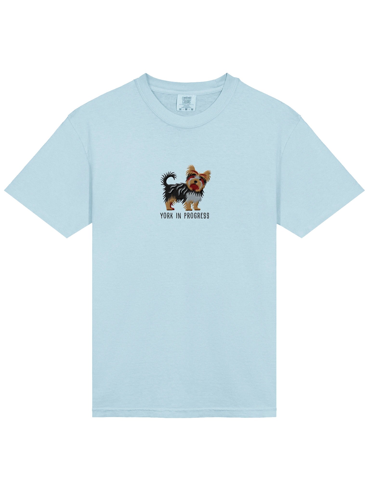 York in Progress T-Shirt(Embroidered) of a Yorkshire Terrier product image (6)