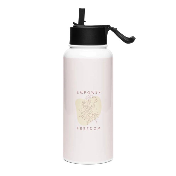 Stainless Steel Water Bottle with a Straw Lid SWFB0115 product image (1)
