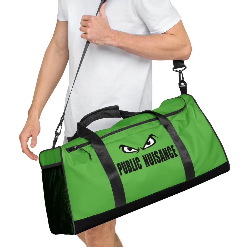 Public Nuisance: Lime Green Duffle Bag product image (8)