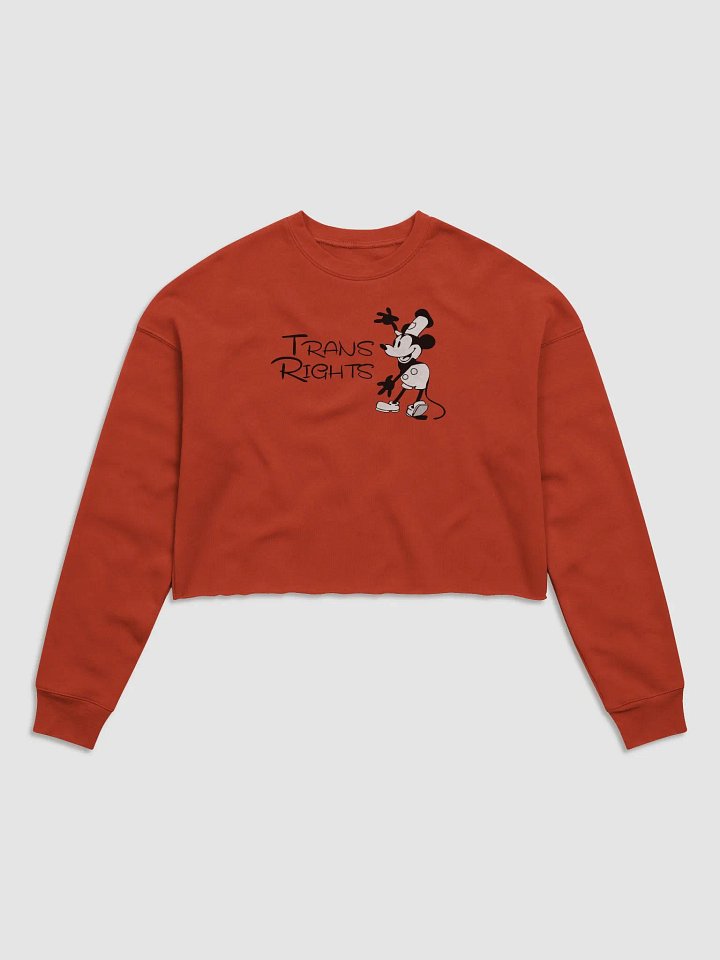 Steamboat Willie - Trans Rights Crop sweater product image (1)