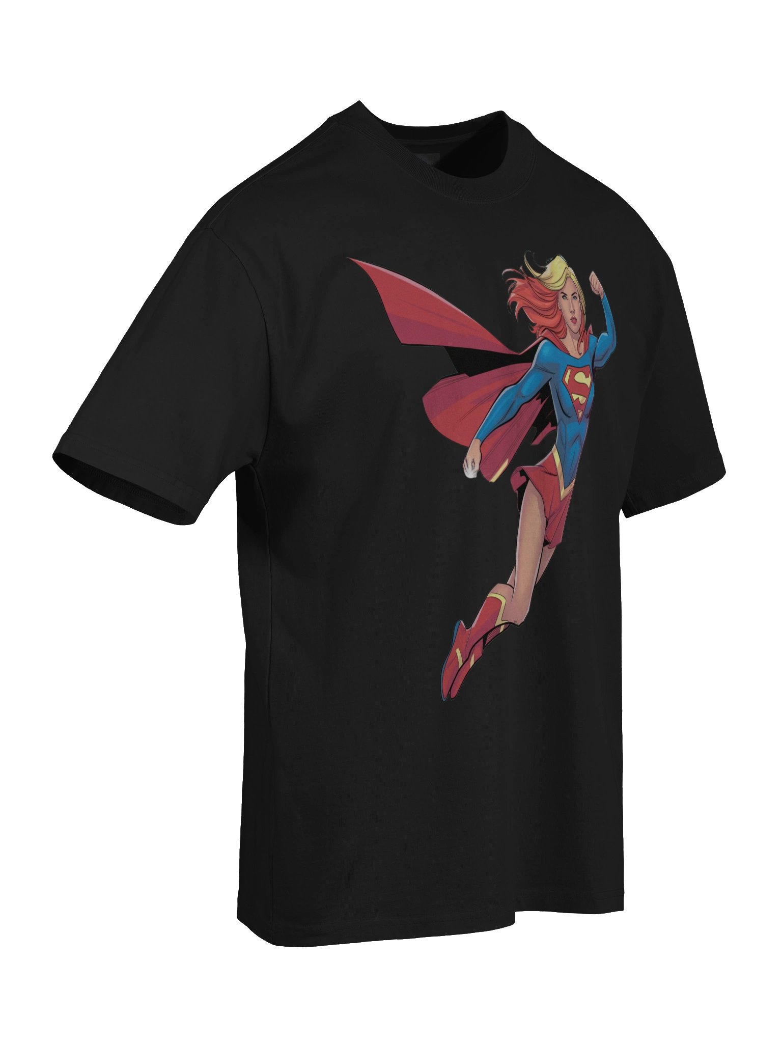 Supergirl Kryptonian Fist Oversized Faded T-Shirt product image (8)