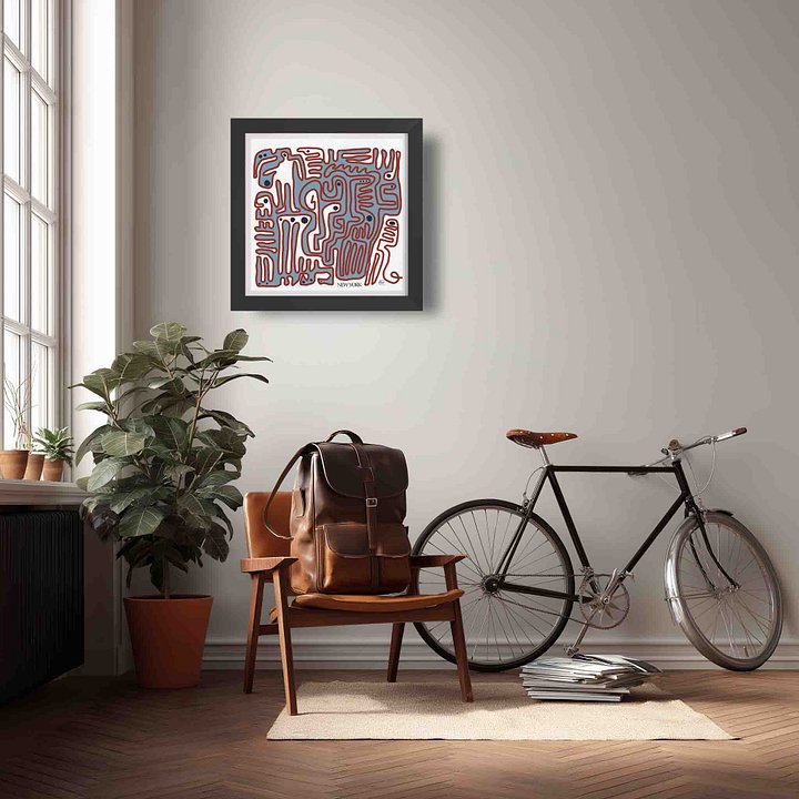 New York Maze (Framed Print) product image (2)