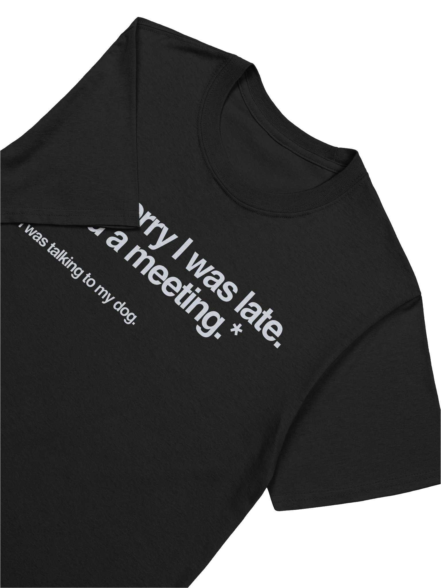 Fashionably Late Apology Tee product image (7)