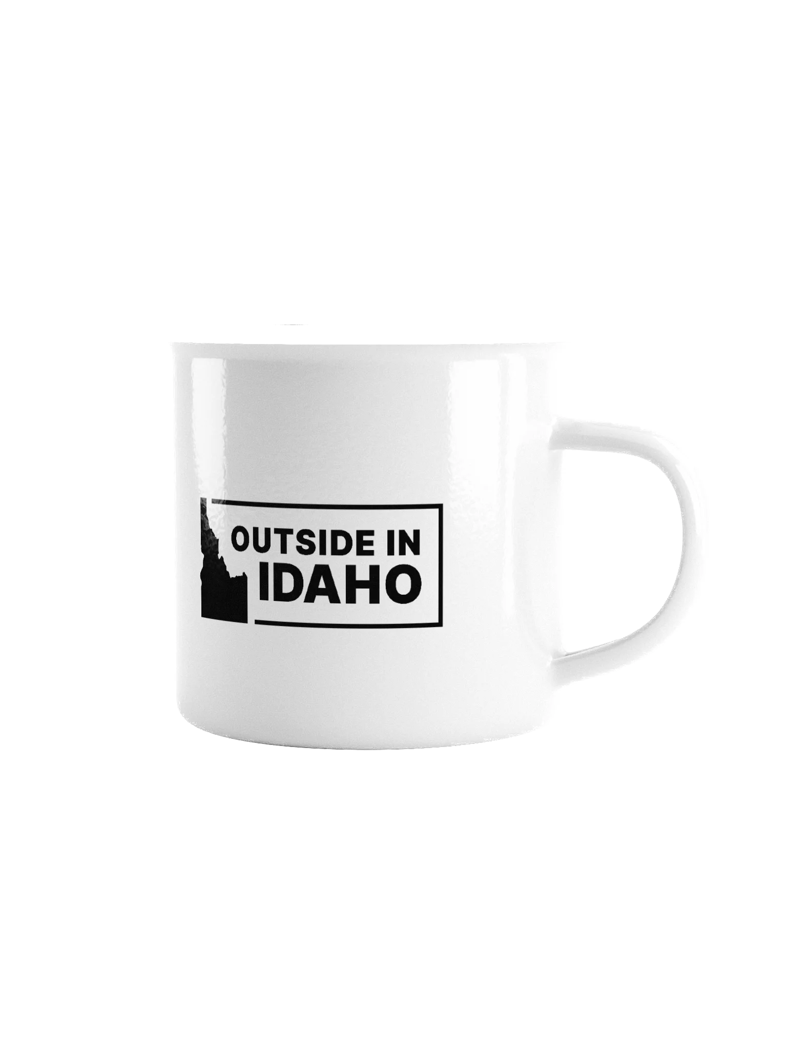 Outside in Idaho Enamel Mug product image (1)