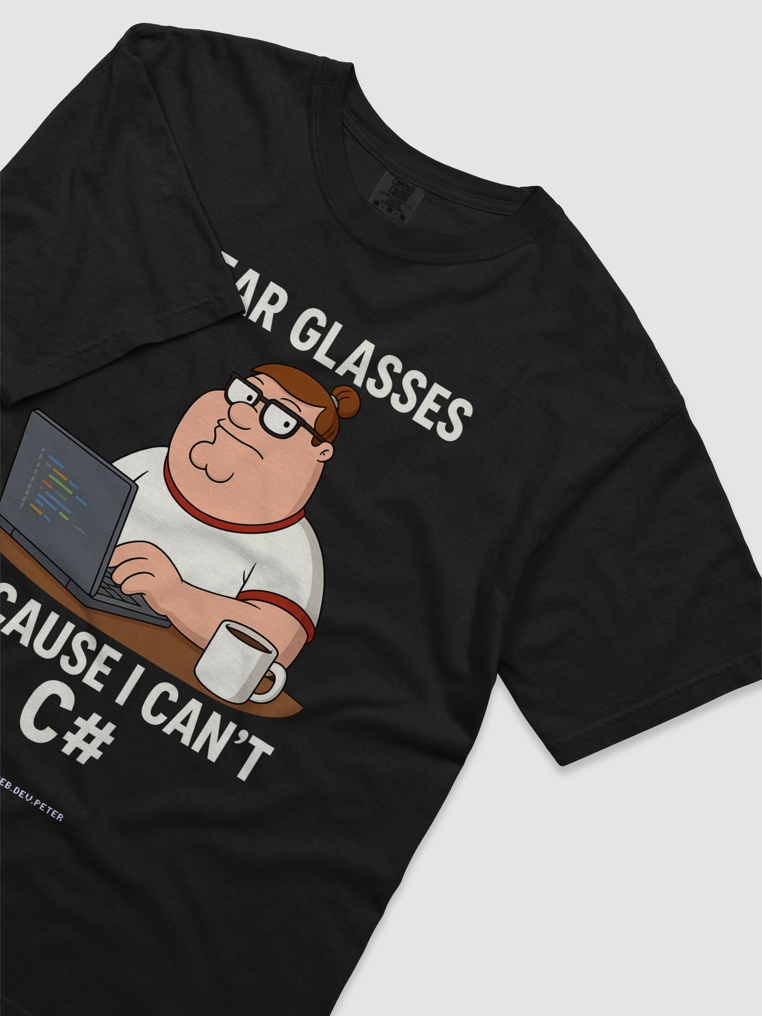 I Can't C# Developer Tee Black product image (68)