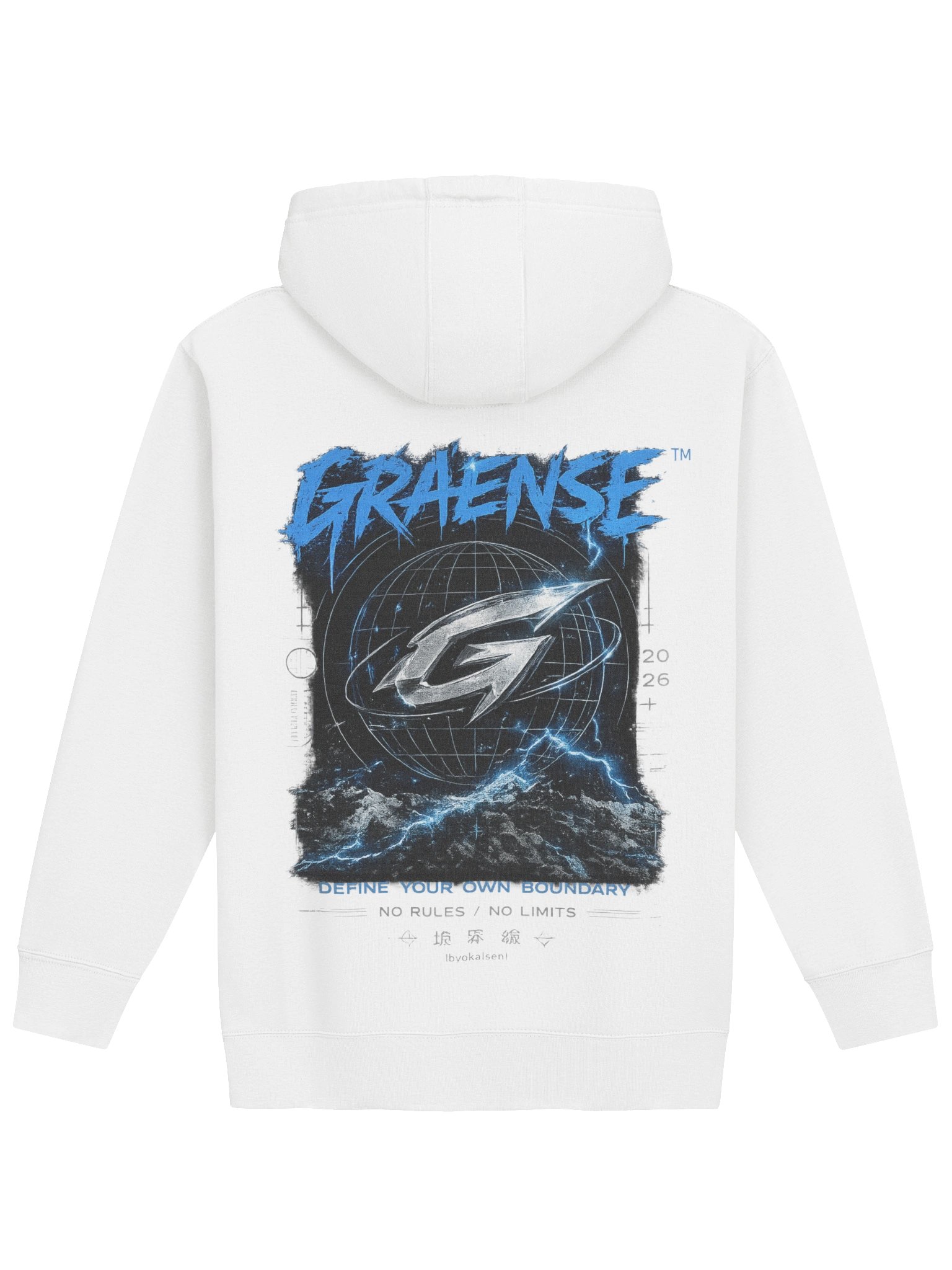 Graense Limited OUT RAGE HODDIE (BLÅ) product image (1)