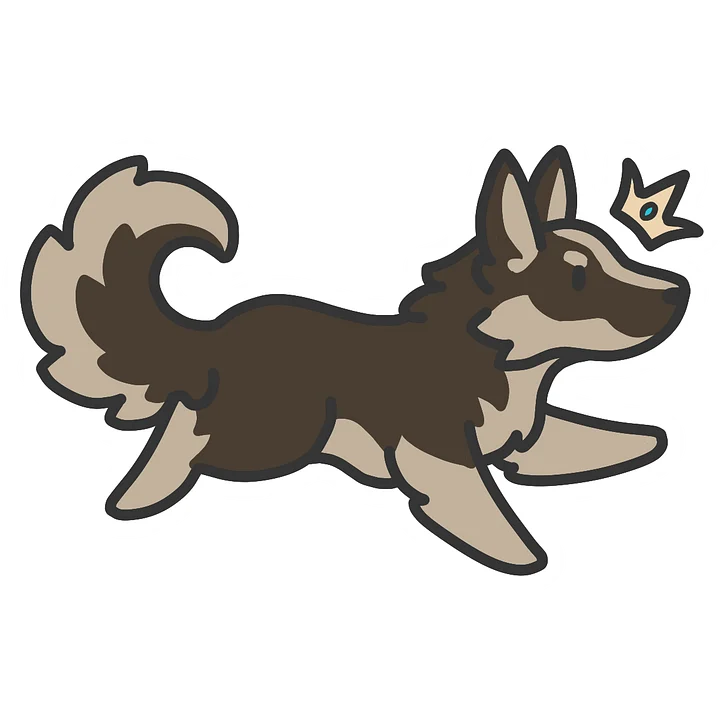 Doggo Prince Sticker product image (1)