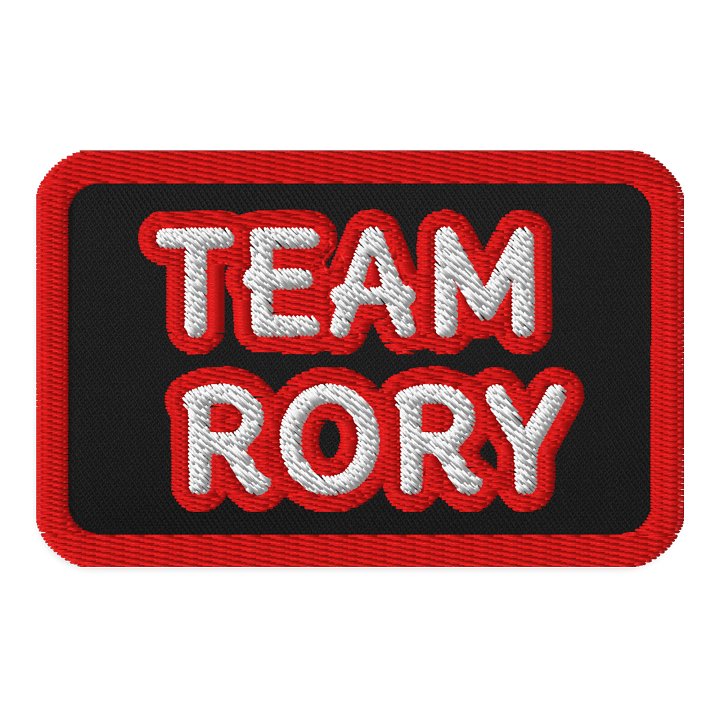 'TEAM RORY' Embroidered Patch product image (1)