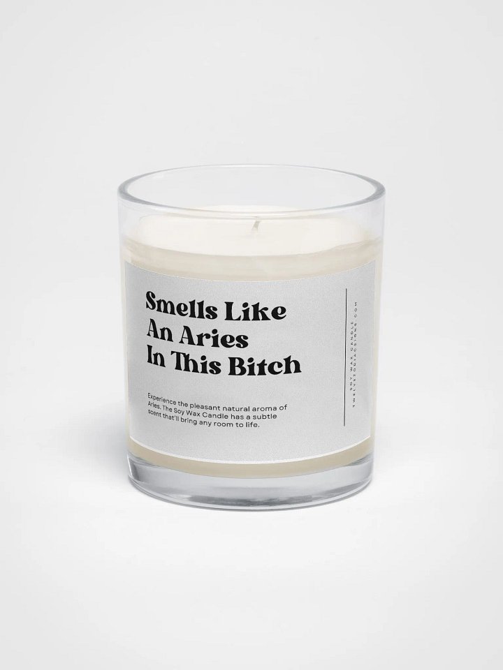 Funny Aries Candle product image (1)