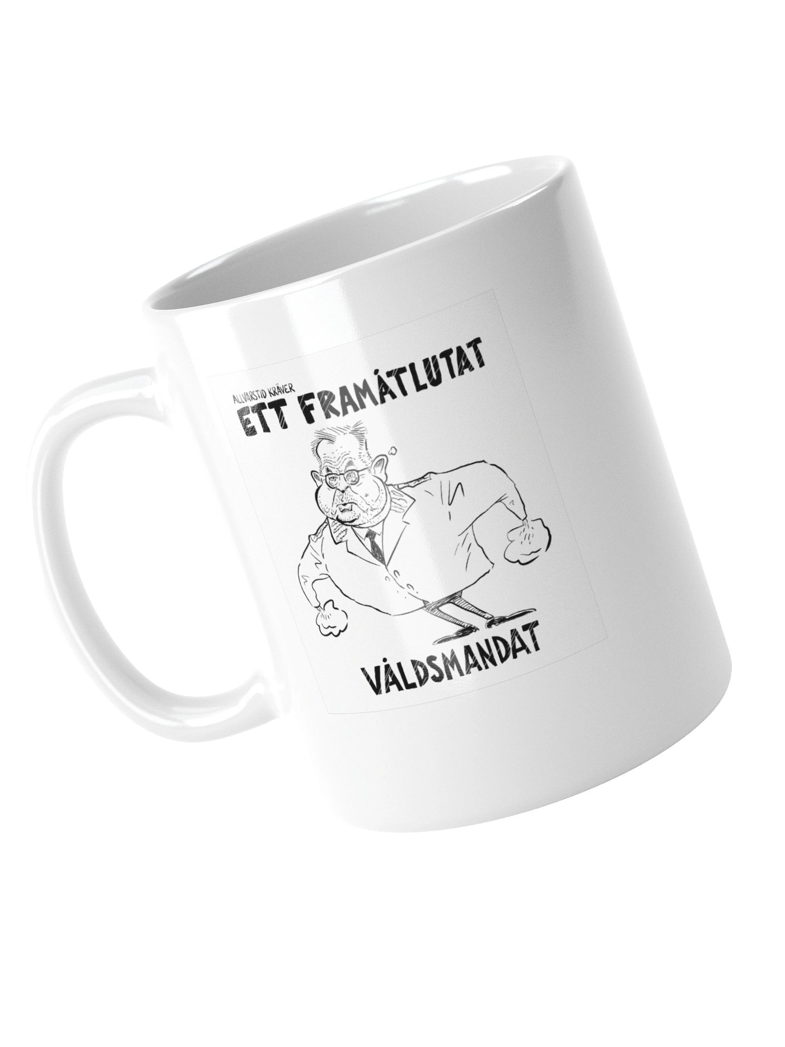 Framåtlutat våldsmandat - Mugg (signed by @Kluddniklas!) product image (5)