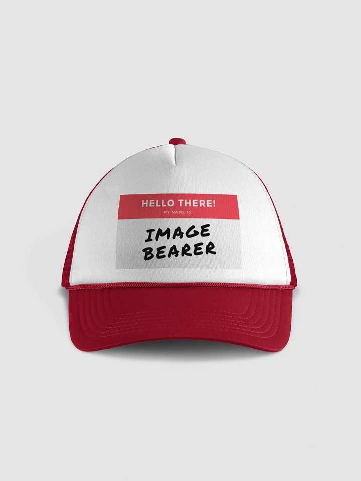 HELLO MY NAME IS IMAGE BEARER HAT product image (1)