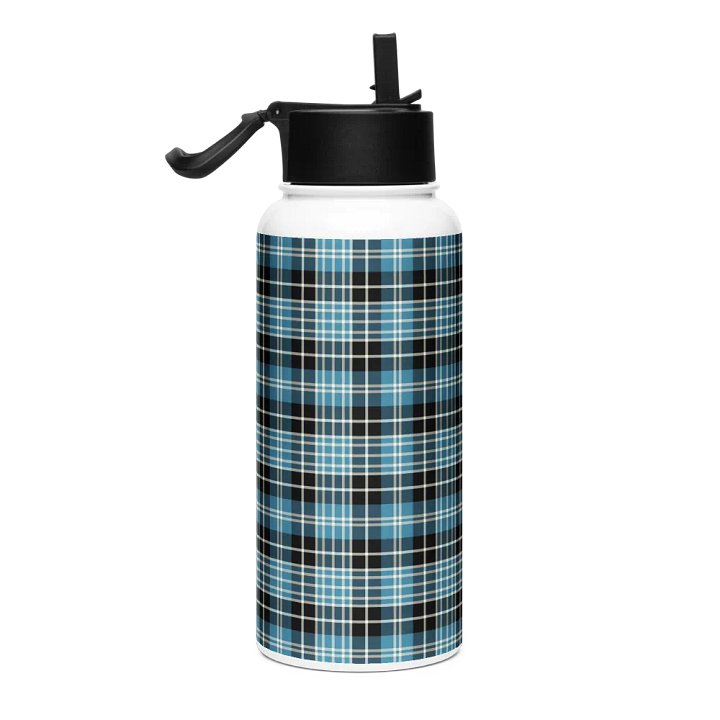 Clark Tartan Water Bottle product image (1)