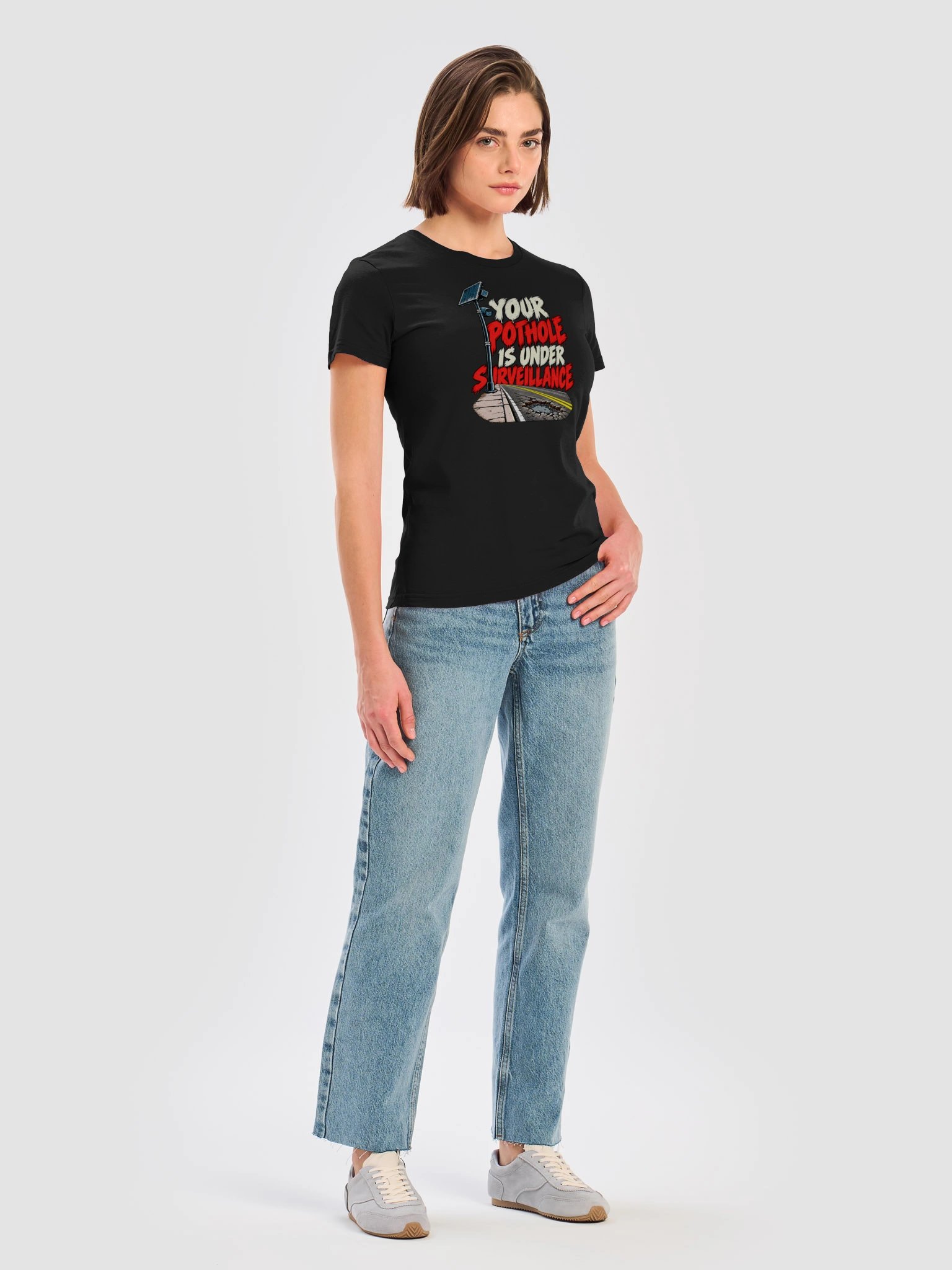 Women's Your pothole is Under Surveillance First Civic Menace T-Shirt product image (7)