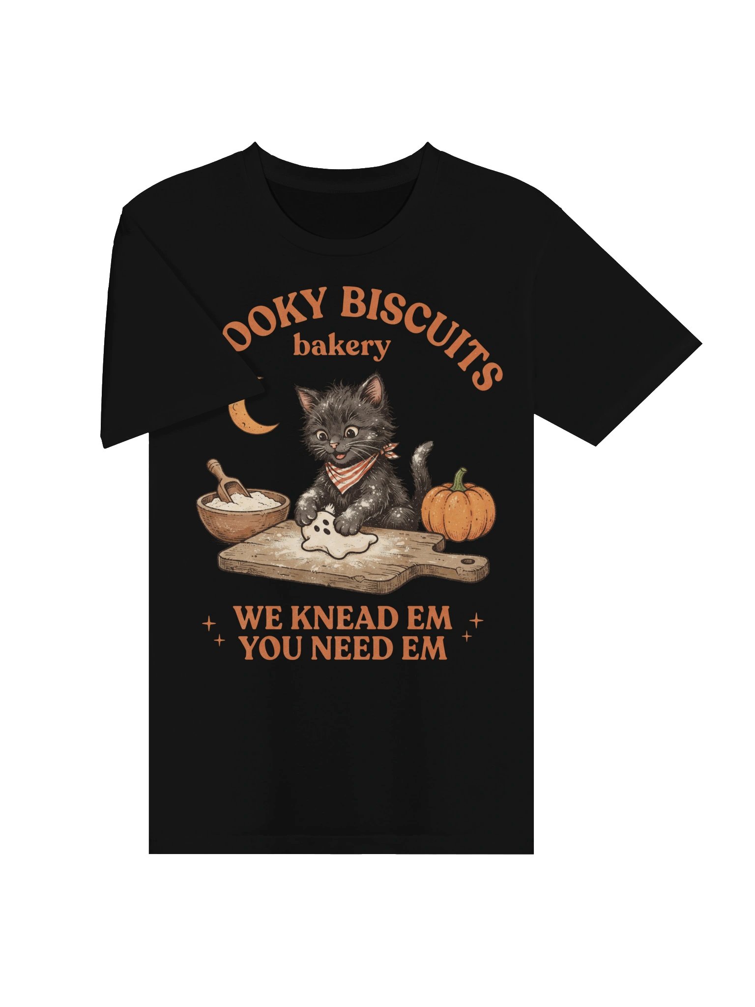 Spooky Biscuits Cat Tee product image (3)
