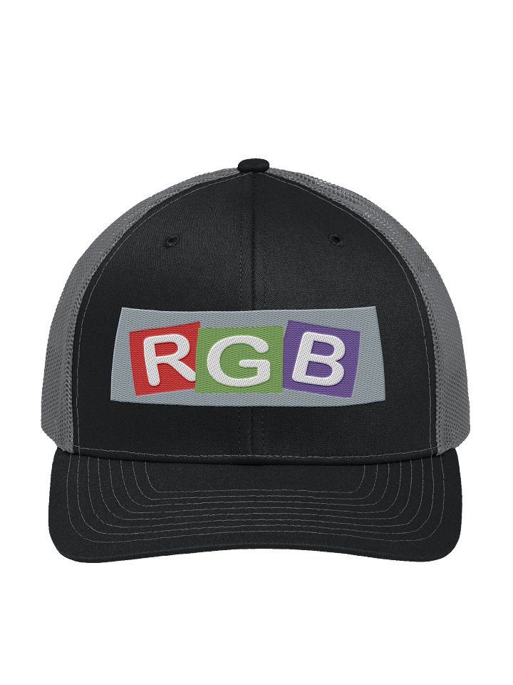 RGB Colorblock Trucker Hat product image (1)
