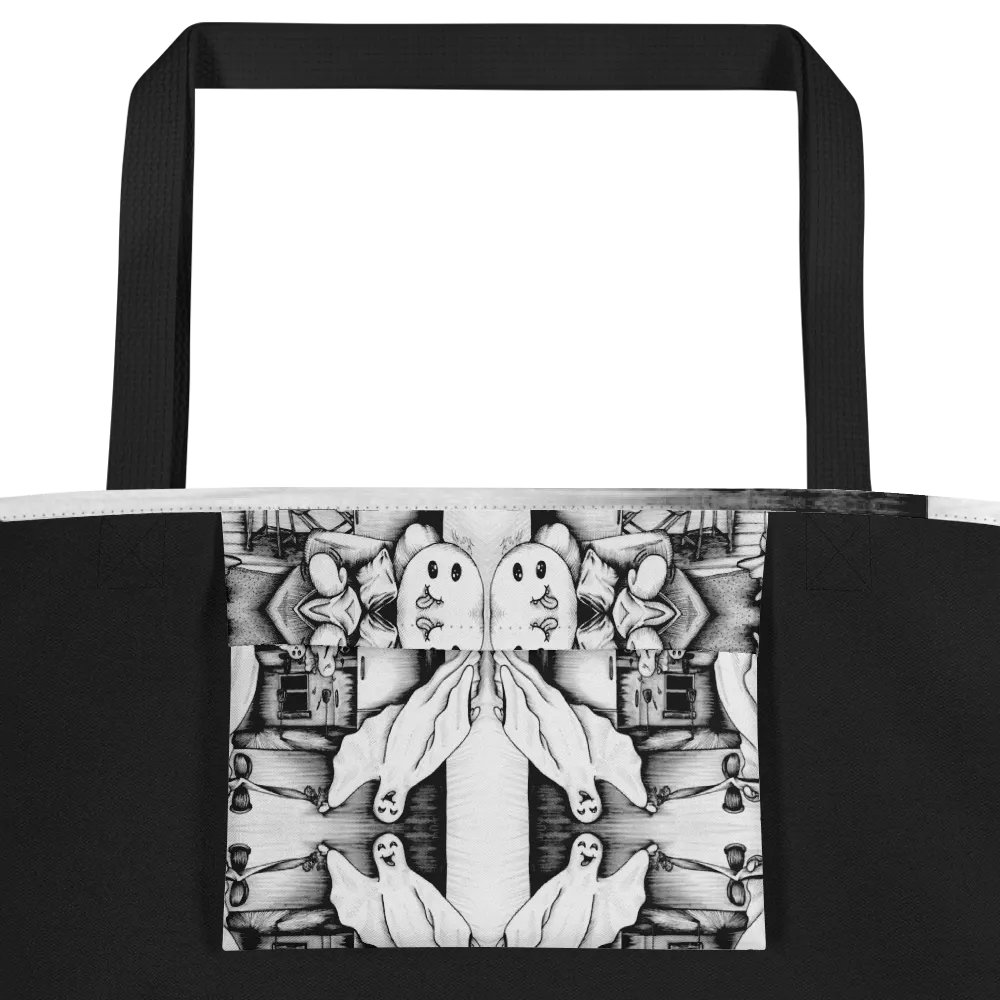 Haunted apartment All-Over Tote Bag product image (2)