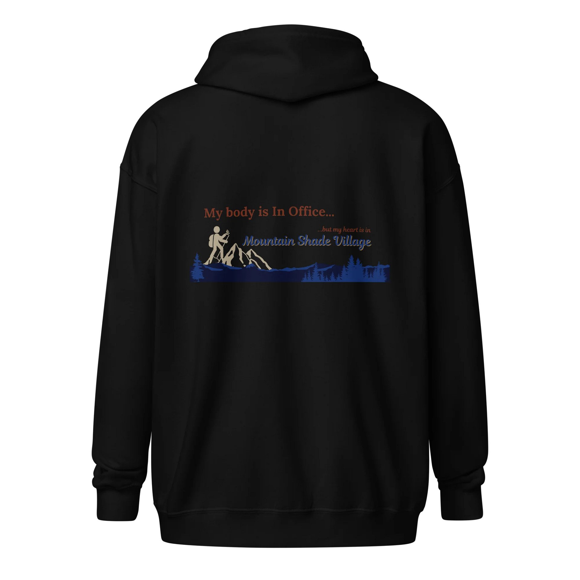 My Body is In Office Zip Hoodie product image (2)