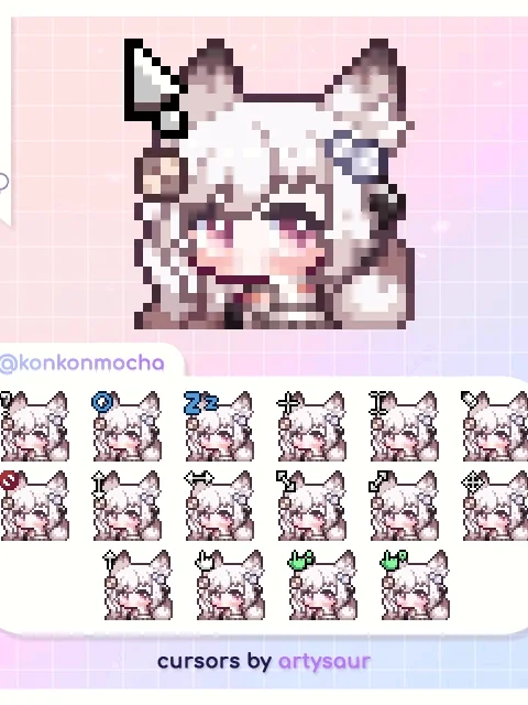 Free Konkonmocha Cursors! product image (1)