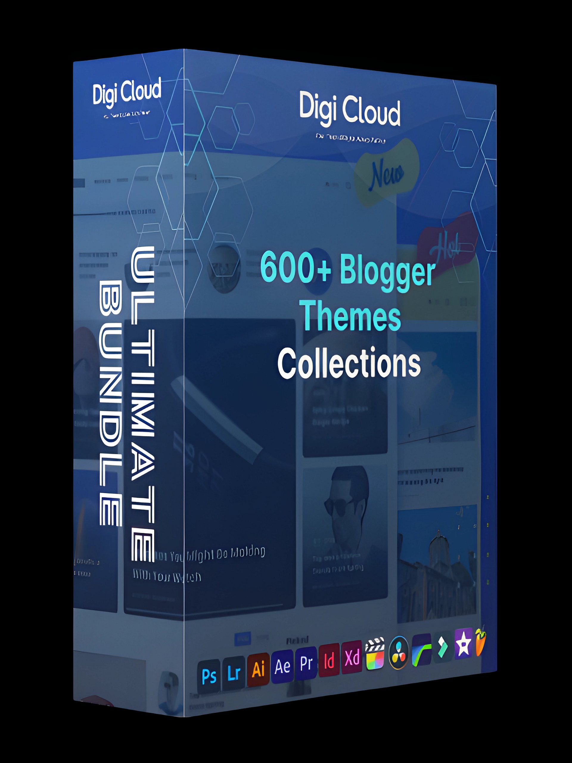 600+ Blogger Themes Bundle product image (1)